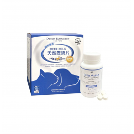 Petrum360 紐西蘭天然鹿奶片 60粒（貓狗食用）